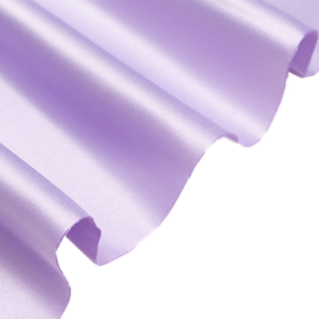 54"x10 Yards Lavender Lilac Lamour Satin Fabric Bolt, Heavy Matte Satin Fabric By The Yard - Bell Racket Store