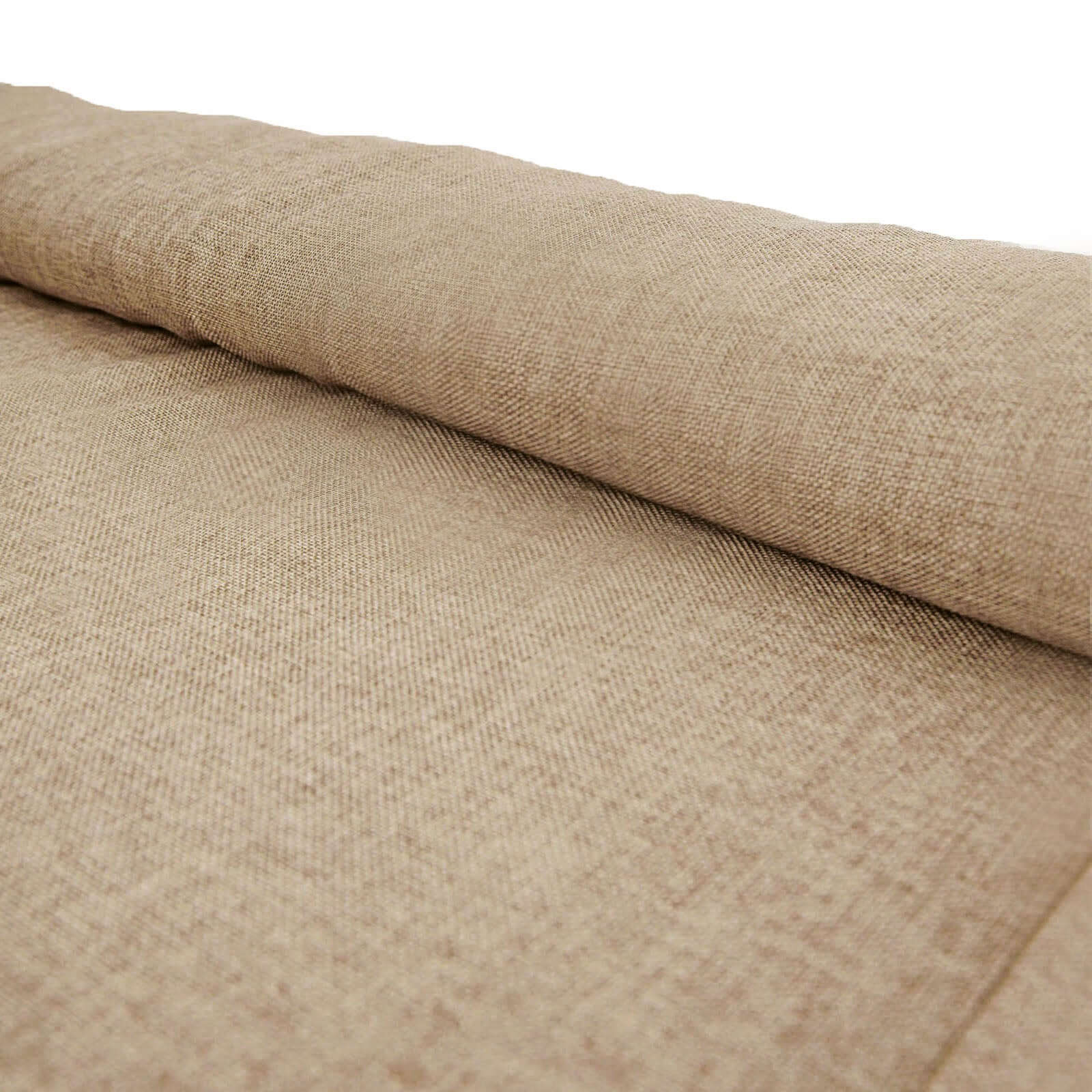 54"x10 Yards Natural faux Burlap Fabric Roll, Jute Linen DIY Fabric Bolt
