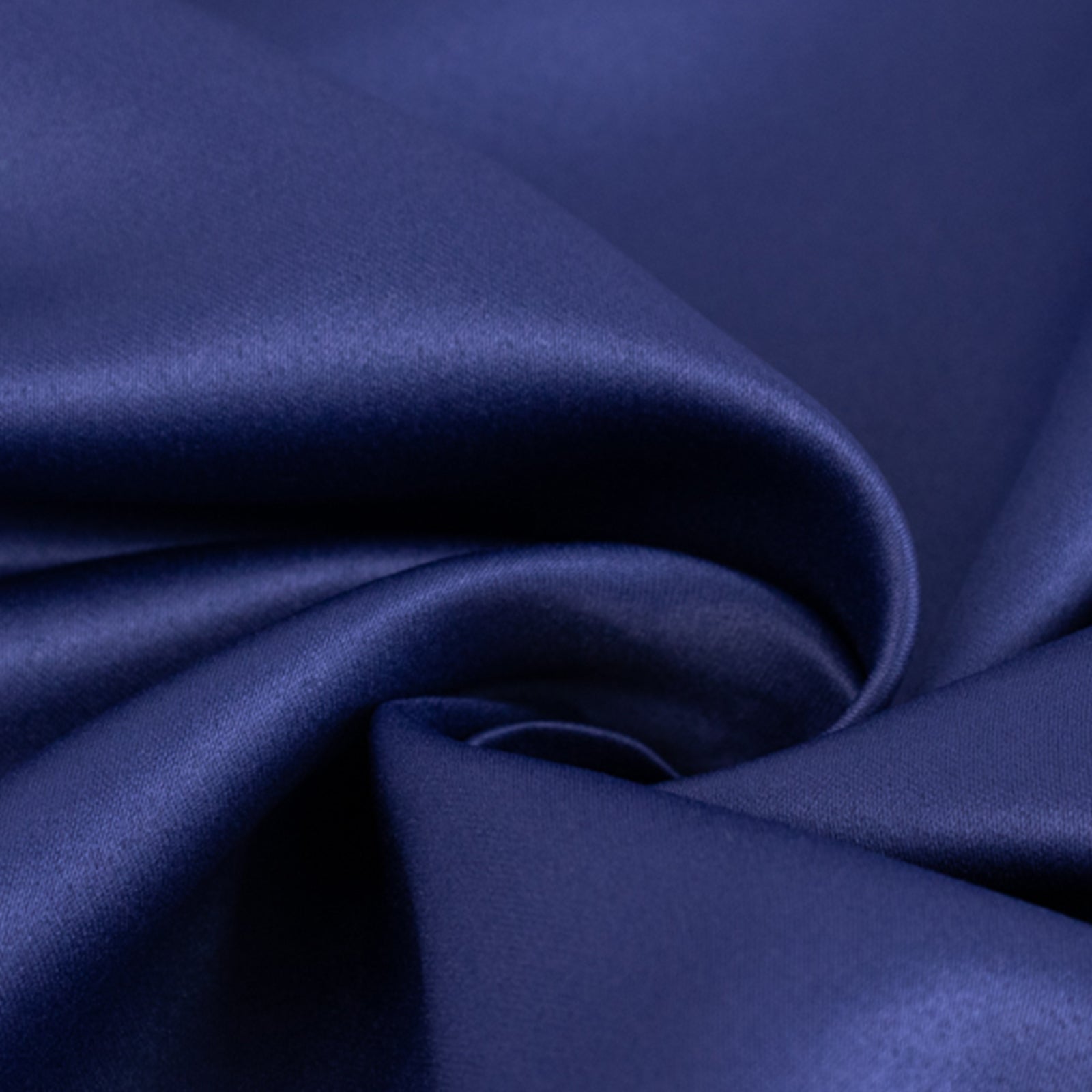 54"x10 Yards Navy Blue Lamour Satin Fabric Bolt, Heavy Matte Satin Fabric By The Yard - Bell Racket Store