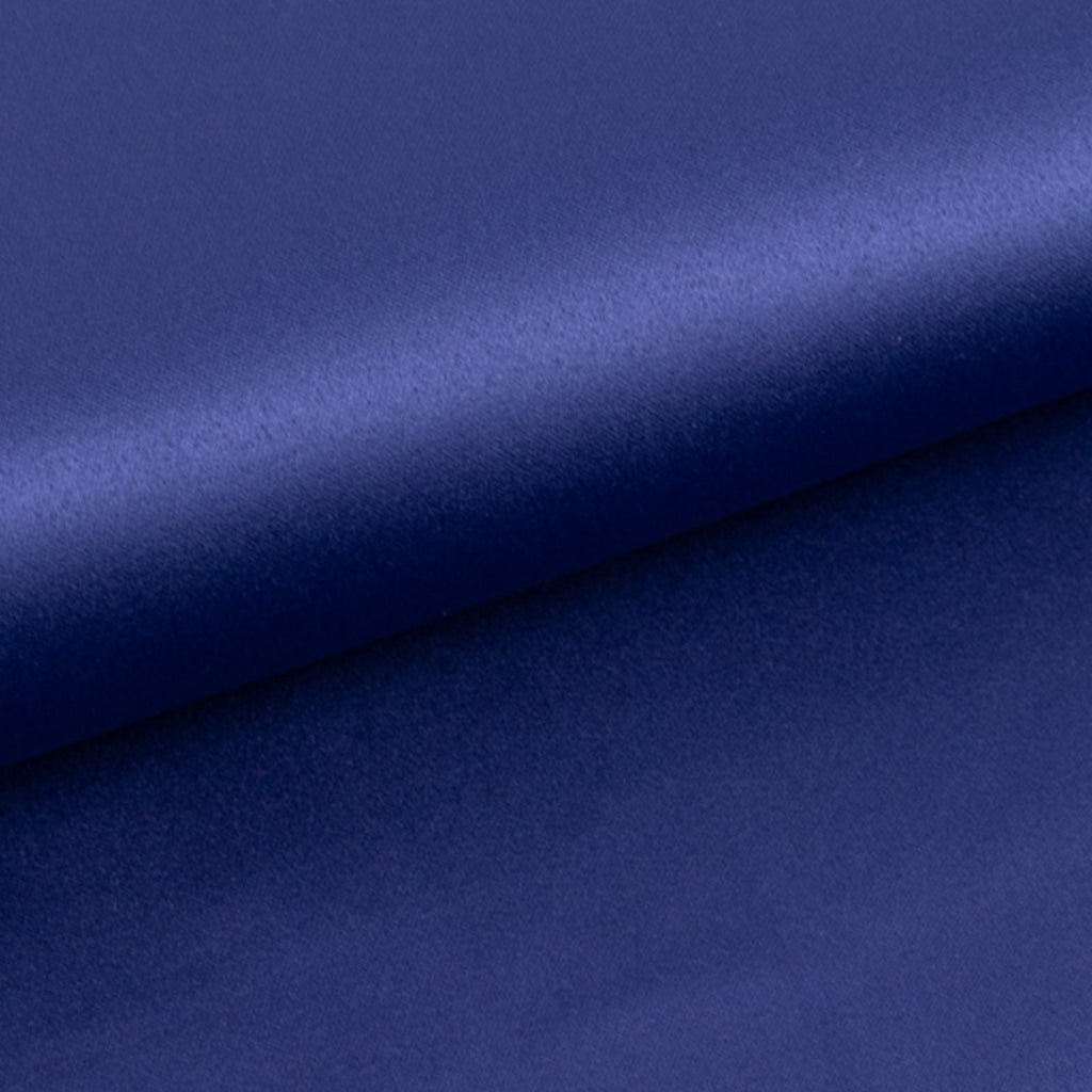 54"x10 Yards Navy Blue Lamour Satin Fabric Bolt, Heavy Matte Satin Fabric By The Yard - Bell Racket Store