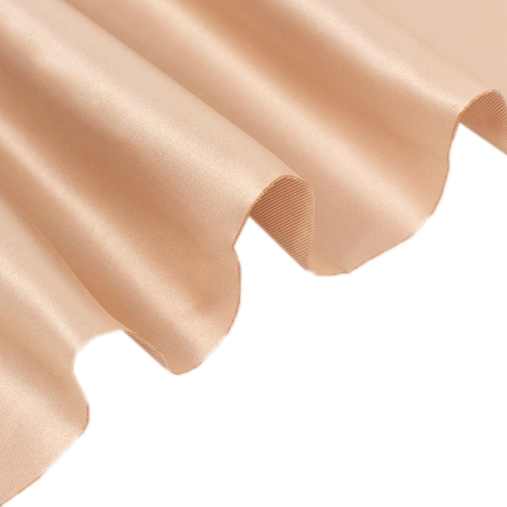 54"x10 Yards Nude Lamour Satin Fabric Bolt, Heavy Matte Satin Fabric By The Yard - Bell Racket Store