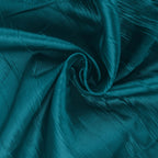 54"x10 Yards Peacock Teal Accordion Crinkle Taffeta Fabric Bolt - Bell Racket Store