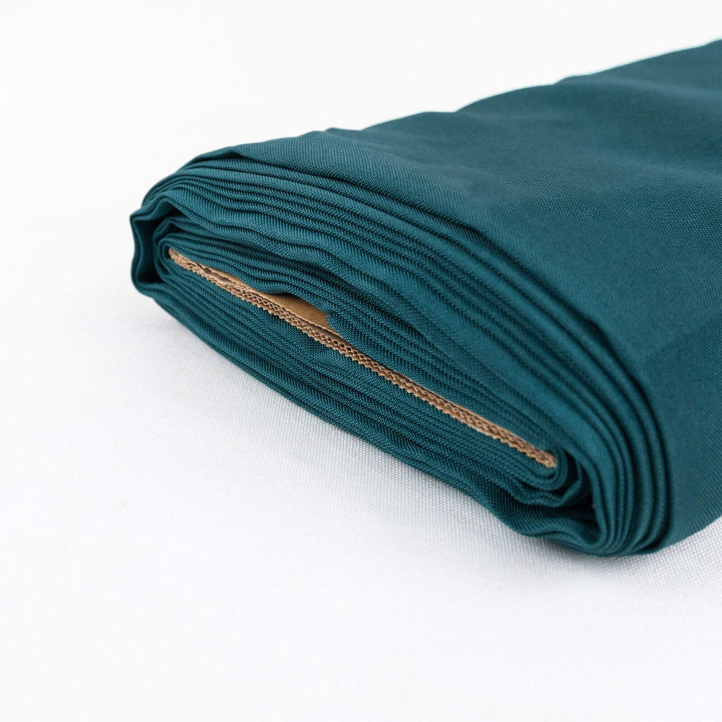 54"x10 Yards Peacock Teal Polyester Fabric Bolt, DIY Craft Fabric Roll - Bell Racket Store