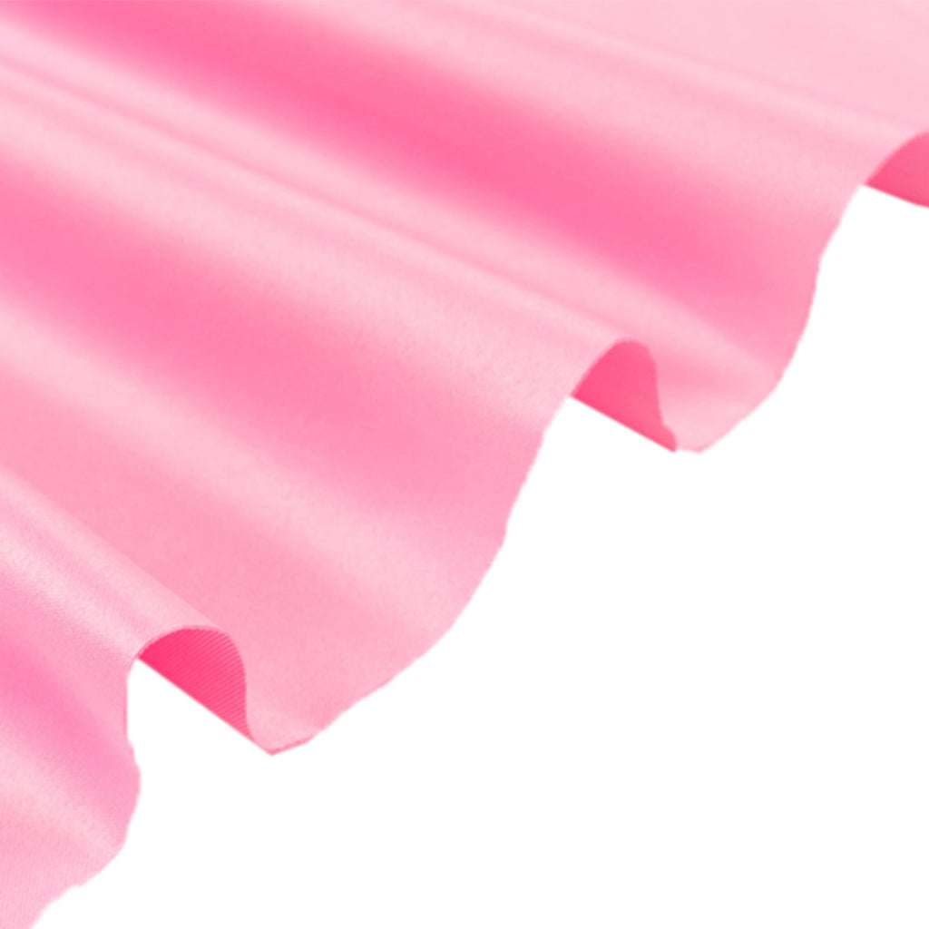54"x10 Yards Pink Lamour Satin Fabric Bolt, Heavy Matte Satin Fabric By The Yard - Bell Racket Store