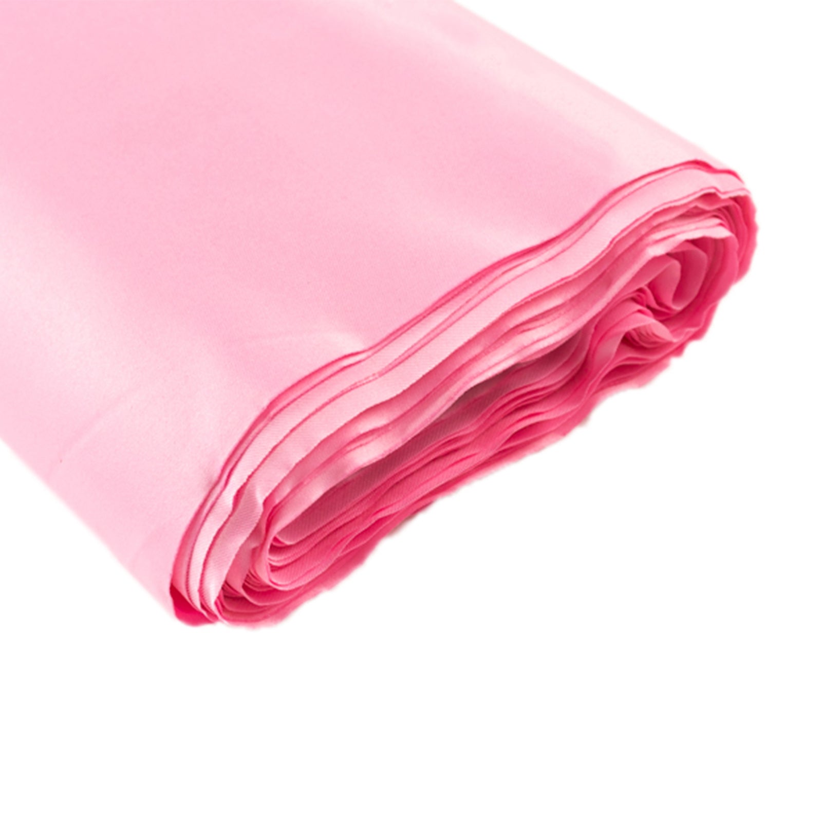 54"x10 Yards Pink Lamour Satin Fabric Bolt, Heavy Matte Satin Fabric By The Yard - Bell Racket Store