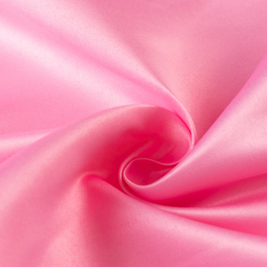 54"x10 Yards Pink Lamour Satin Fabric Bolt, Heavy Matte Satin Fabric By The Yard - Bell Racket Store