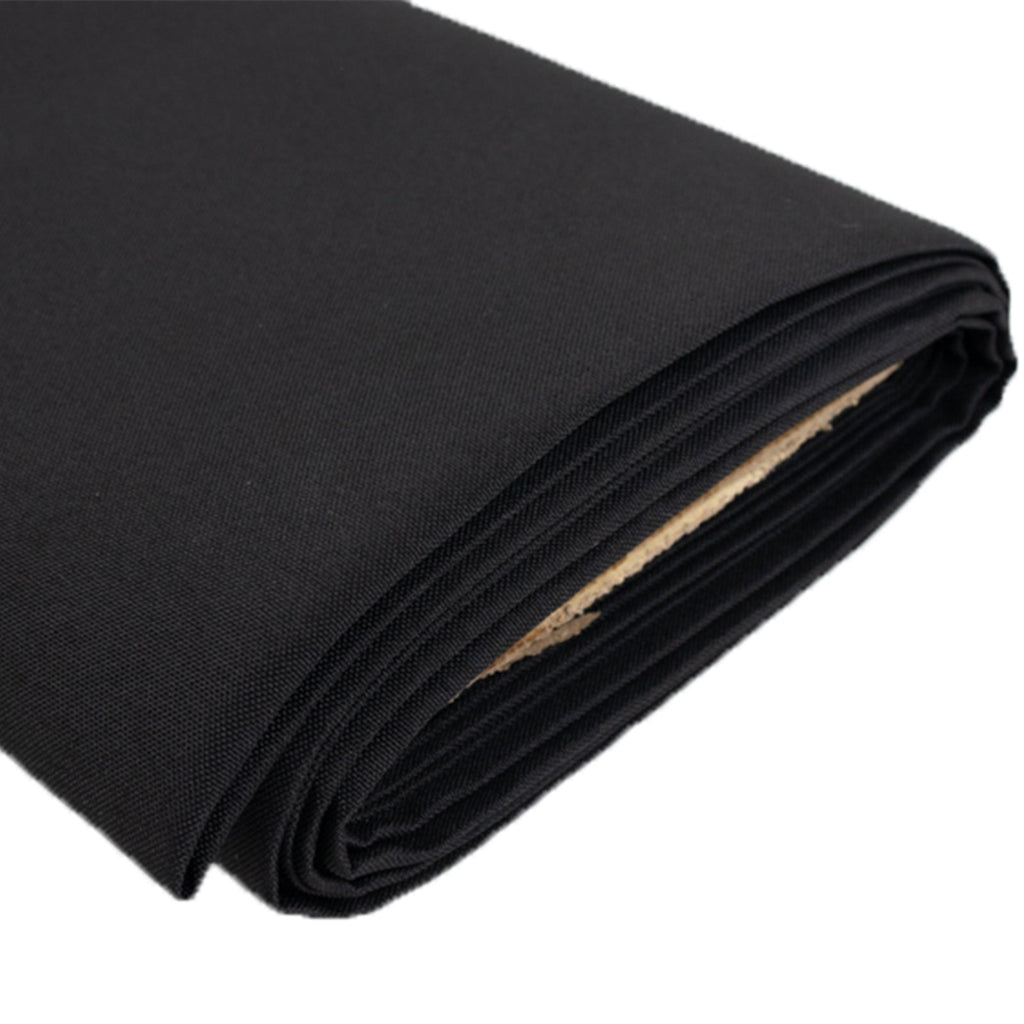 54"x10 Yards Premium Polyester Black Fabric Bolt, DIY Craft Fabric Roll for Upholstery, Curtains, and Event Decor - Bell Racket Store