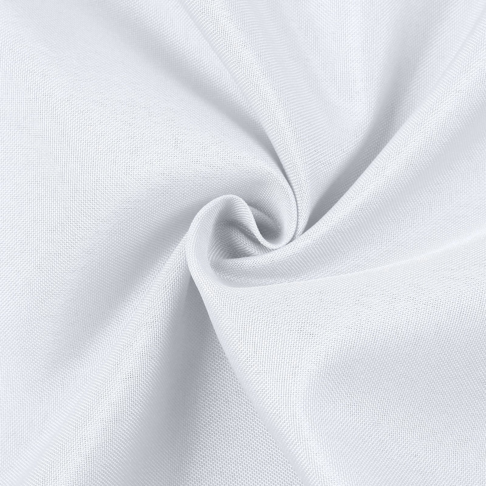 54"x10 Yards Premium Polyester White Fabric Bolt, DIY Craft Fabric Roll for Upholstery, Curtains, and Event Decor - Bell Racket Store