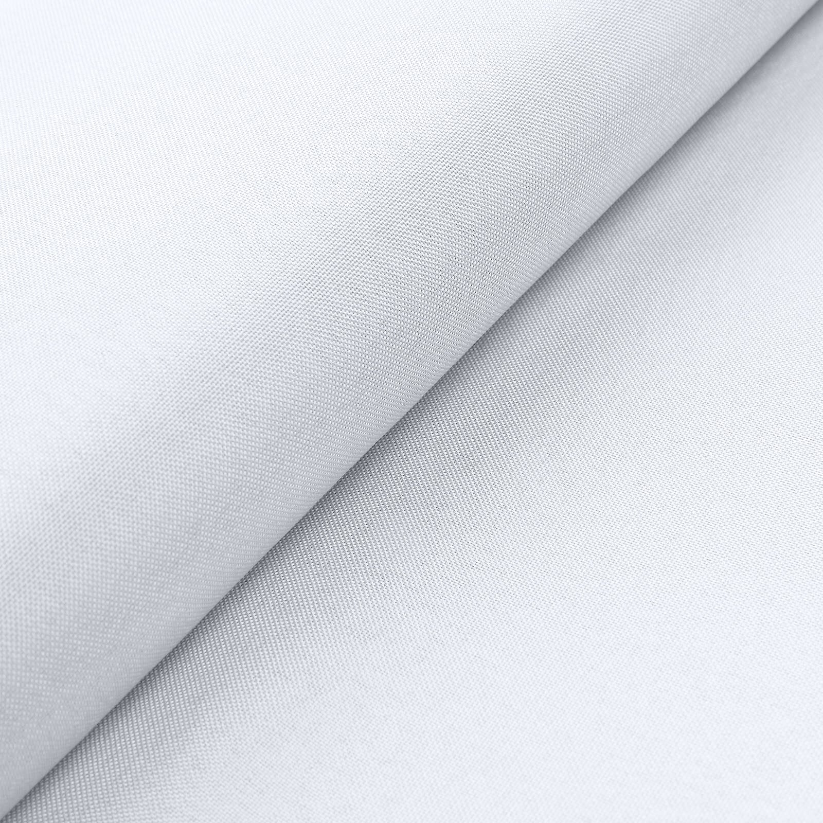 54"x10 Yards Premium Polyester White Fabric Bolt, DIY Craft Fabric Roll for Upholstery, Curtains, and Event Decor - Bell Racket Store
