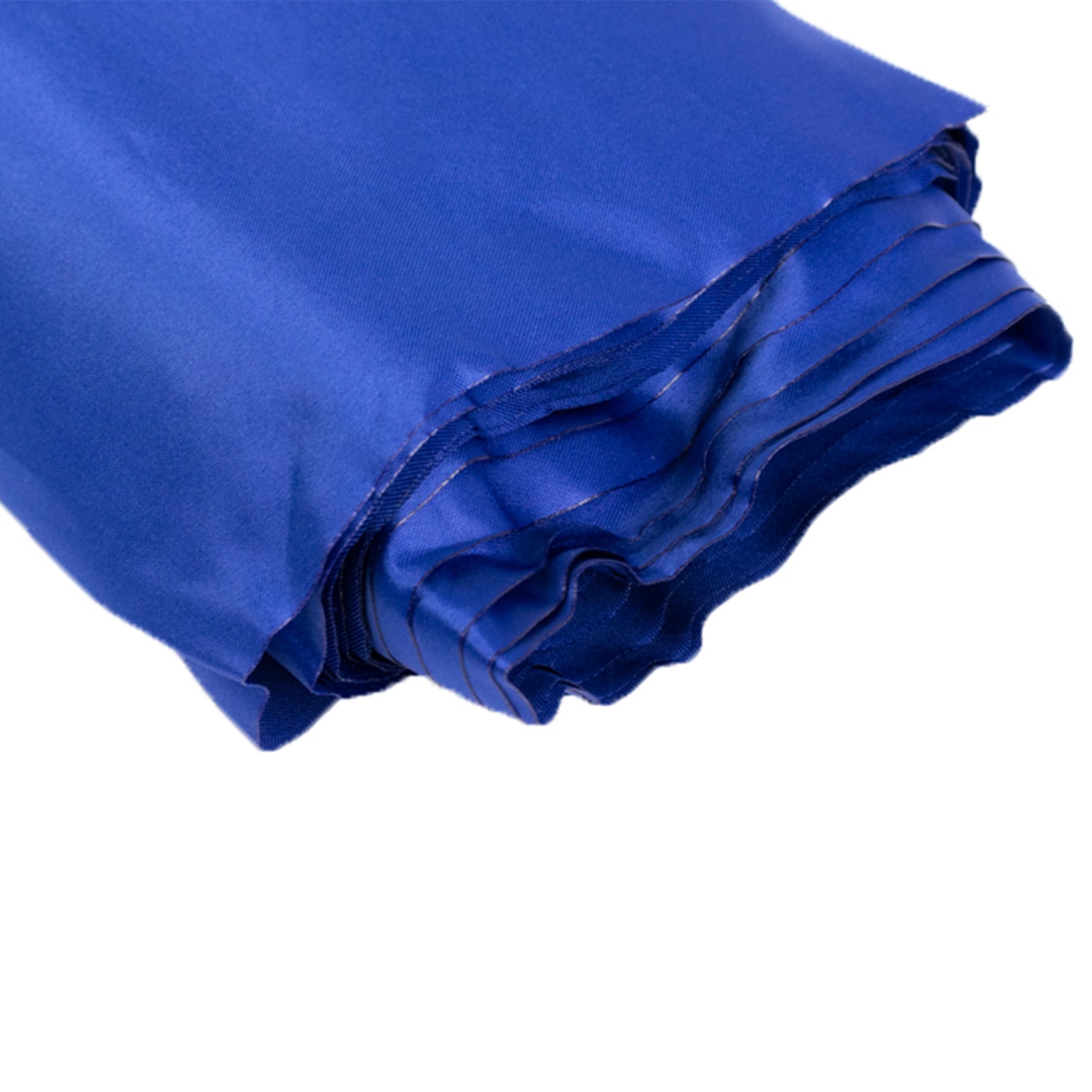 54"x10 Yards Royal Blue Lamour Satin Fabric Bolt, Heavy Matte Satin Fabric By The Yard - Bell Racket Store