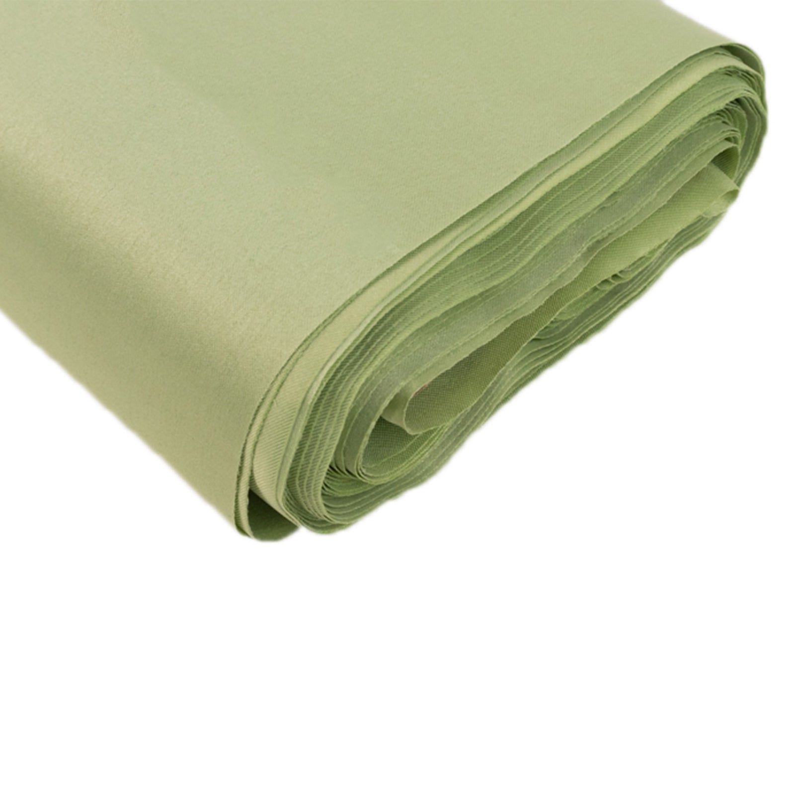 54"x10 Yards Sage Green Lamour Satin Fabric Bolt, Heavy Matte Satin Fabric By The Yard - Bell Racket Store