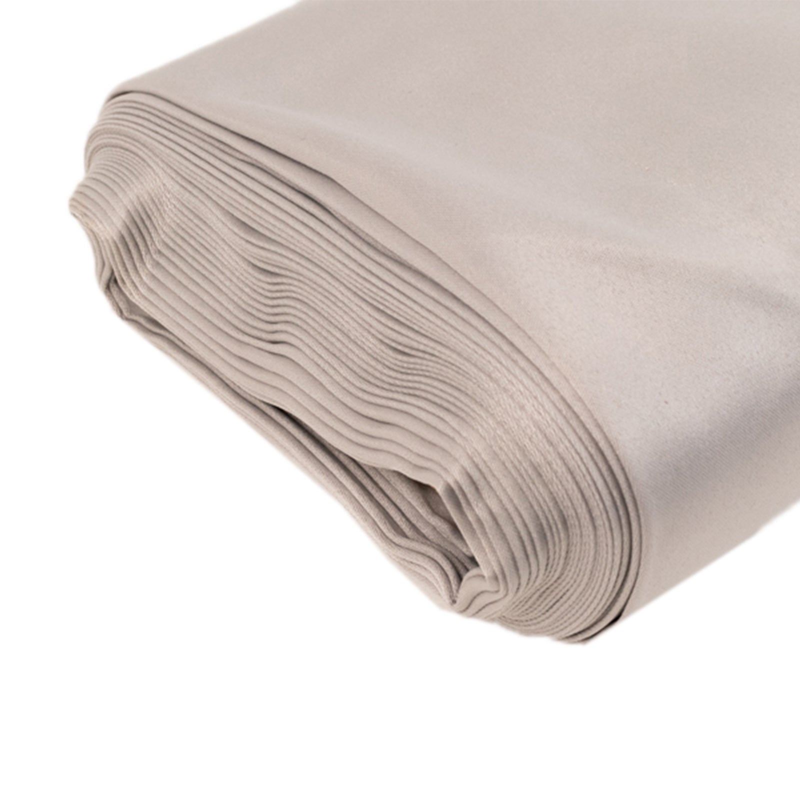 54"x10 Yards Silver Lamour Satin Fabric Bolt, Heavy Matte Satin Fabric By The Yard - Bell Racket Store