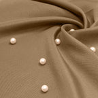 54"x10 Yards Taupe Polyester Fabric Bolt DIY Craft Fabric Roll - Bell Racket Store