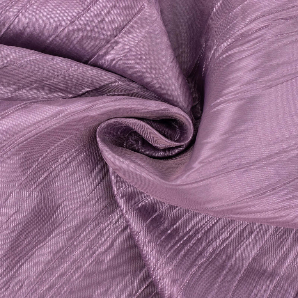 54"x10 Yards Violet Amethyst Accordion Crinkle Taffeta Fabric Bolt - Bell Racket Store