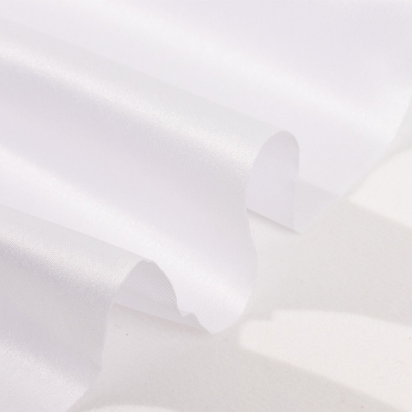 54"x10 Yards White Lamour Satin Fabric Bolt, Heavy Matte Satin Fabric By The Yard - Bell Racket Store