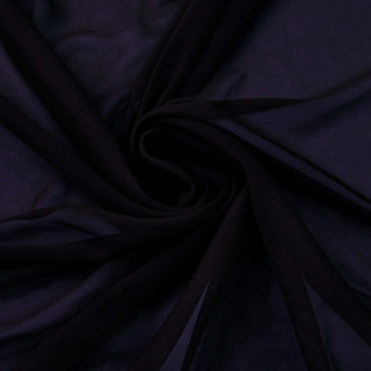 54"x10yd Black Solid Sheer Chiffon Fabric Bolt, DIY Voile Drapery Fabric - NestOCart