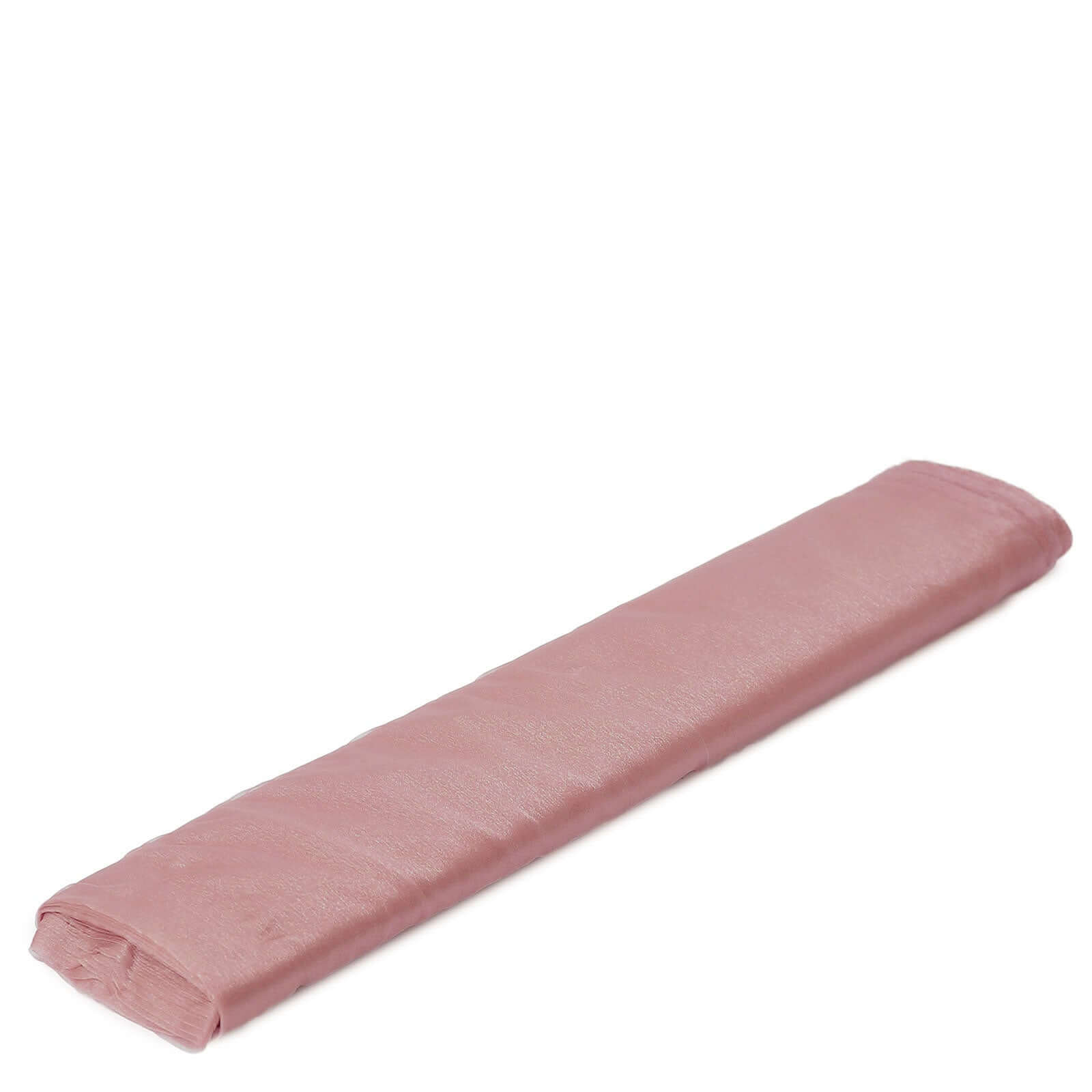 54"x10yd Dusty Rose Solid Sheer Chiffon Fabric Bolt, DIY Voile Drapery Fabric - Bell Racket Store