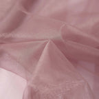 54"x10yd Dusty Rose Solid Sheer Chiffon Fabric Bolt, DIY Voile Drapery Fabric - Bell Racket Store