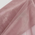 54"x10yd Dusty Rose Solid Sheer Chiffon Fabric Bolt, DIY Voile Drapery Fabric - Bell Racket Store
