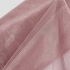 54"x10yd Dusty Rose Solid Sheer Chiffon Fabric Bolt, DIY Voile Drapery Fabric - Bell Racket Store