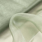 54"x10yd Dusty Sage Green Solid Sheer Chiffon Fabric Bolt, DIY Voile Drapery Fabric - Bell Racket Store