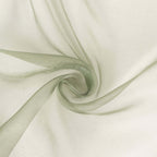 54"x10yd Dusty Sage Green Solid Sheer Chiffon Fabric Bolt, DIY Voile Drapery Fabric - Bell Racket Store