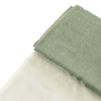 54"x10yd Dusty Sage Green Solid Sheer Chiffon Fabric Bolt, DIY Voile Drapery Fabric - Bell Racket Store
