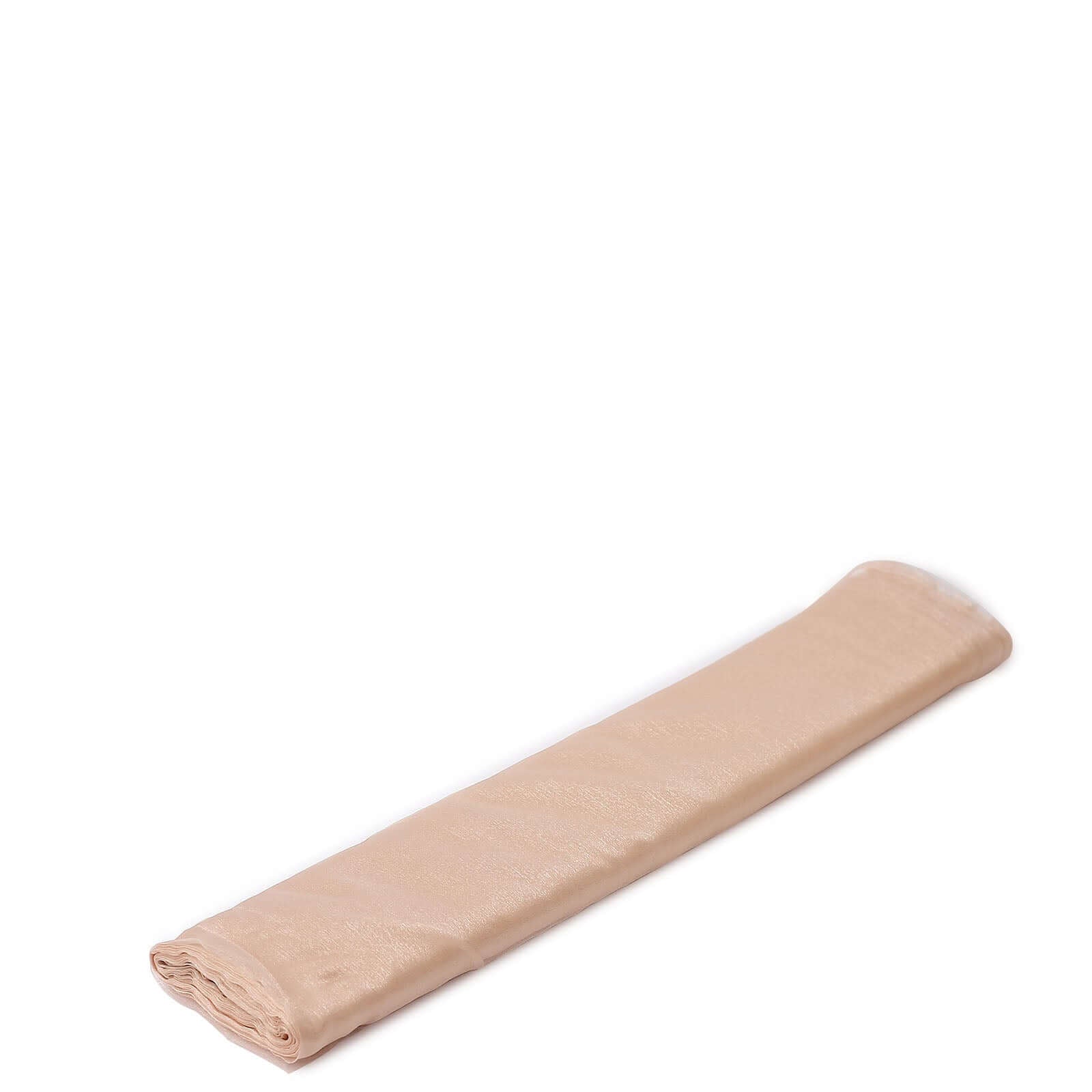54"x10yd Nude Solid Sheer Chiffon Fabric Bolt, DIY Voile Drapery Fabric - Bell Racket Store