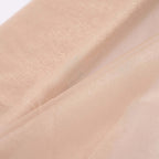 54"x10yd Nude Solid Sheer Chiffon Fabric Bolt, DIY Voile Drapery Fabric - Bell Racket Store