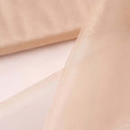 54"x10yd Nude Solid Sheer Chiffon Fabric Bolt, DIY Voile Drapery Fabric - Bell Racket Store