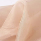 54"x10yd Nude Solid Sheer Chiffon Fabric Bolt, DIY Voile Drapery Fabric - Bell Racket Store
