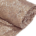 54"x4 Yards Blush Sequin Fabric Bolt, Sparkly DIY Craft Fabric Roll