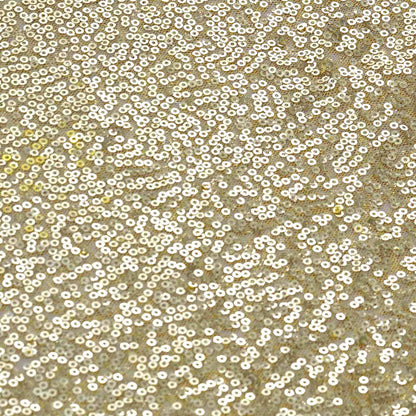 54"x4 Yards Champagne Sequin Fabric Bolt, Sparkly DIY Craft Fabric Roll - NestOCart