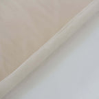 54"x40 Yards Beige Tulle Fabric Bolt, DIY Crafts Sheer Fabric Roll - Bell Racket Store
