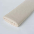 54"x40 Yards Beige Tulle Fabric Bolt, DIY Crafts Sheer Fabric Roll - Bell Racket Store