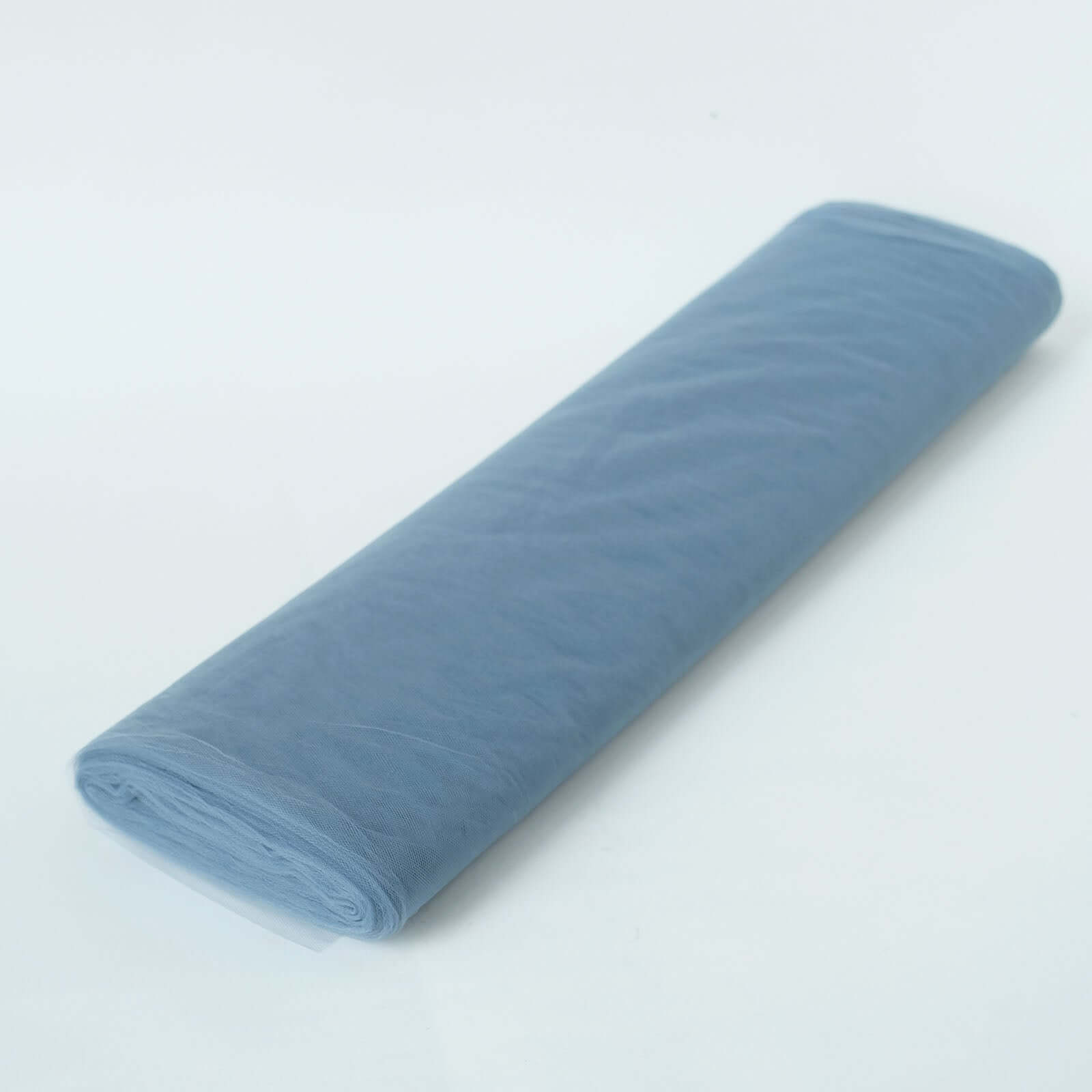 54"x40 Yards Dusty Blue Tulle Fabric Bolt, DIY Crafts Sheer Fabric Roll - Bell Racket Store
