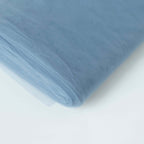 54"x40 Yards Dusty Blue Tulle Fabric Bolt, DIY Crafts Sheer Fabric Roll - Bell Racket Store