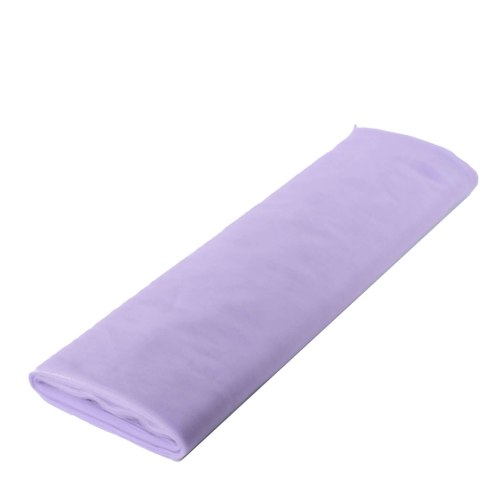 54"x40 Yards Lavender Lilac Tulle Fabric Bolt, DIY Crafts Sheer Fabric Roll - Bell Racket Store