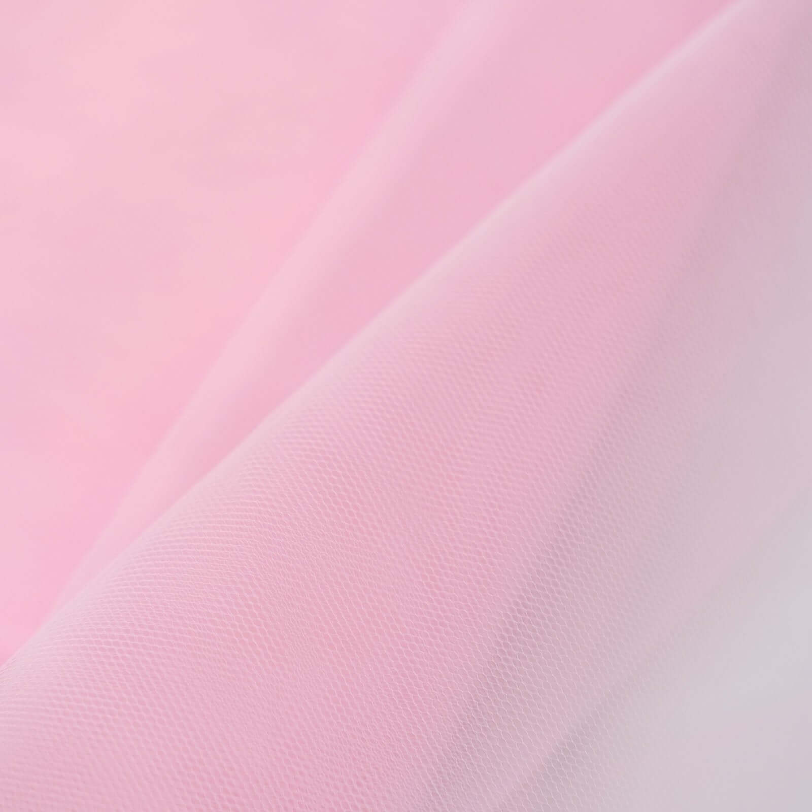 54"x40 Yards Pink Tulle Fabric Bolt, DIY Crafts Sheer Fabric Roll - Bell Racket Store