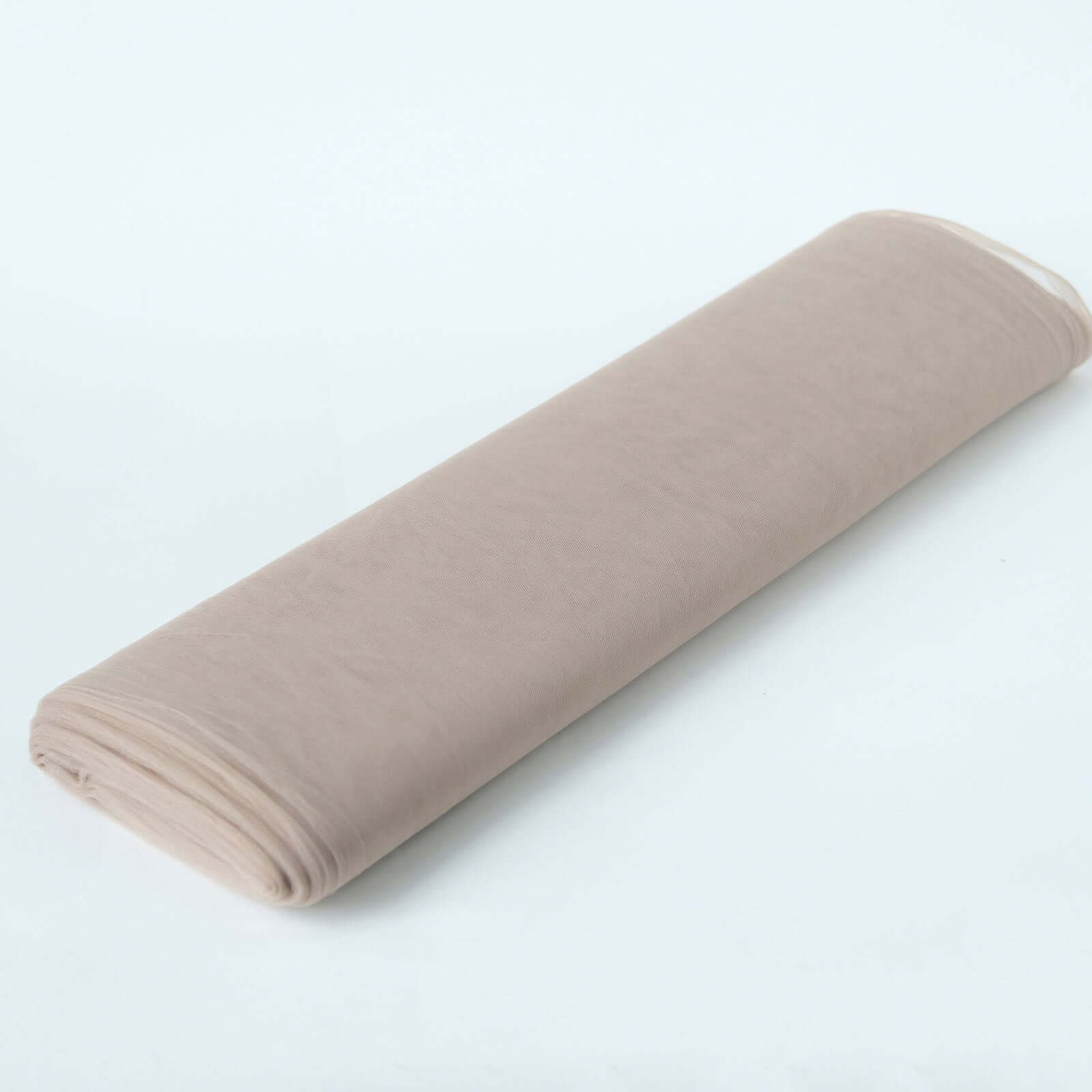 54"x40 Yards Taupe Tulle Fabric Bolt, DIY Crafts Sheer Fabric Roll - Bell Racket Store