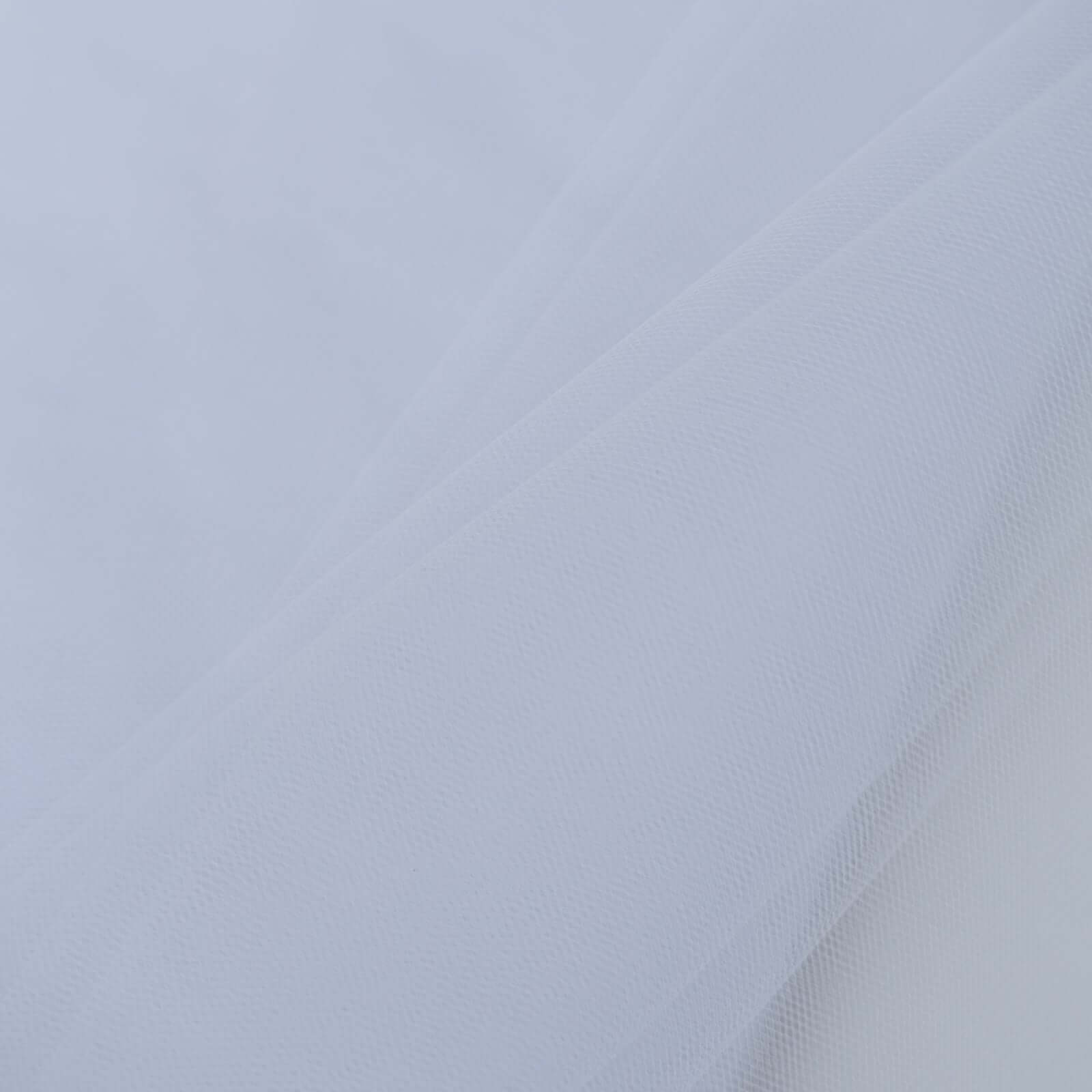 54"x40 Yards White Tulle Fabric Bolt, DIY Crafts Sheer Fabric Roll - NestOCart