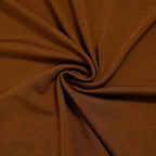 5ft Cinnamon Brown Spandex Fitted Chiara Backdrop Stand Cover For Round Top Wedding Arch - Bell Racket Store