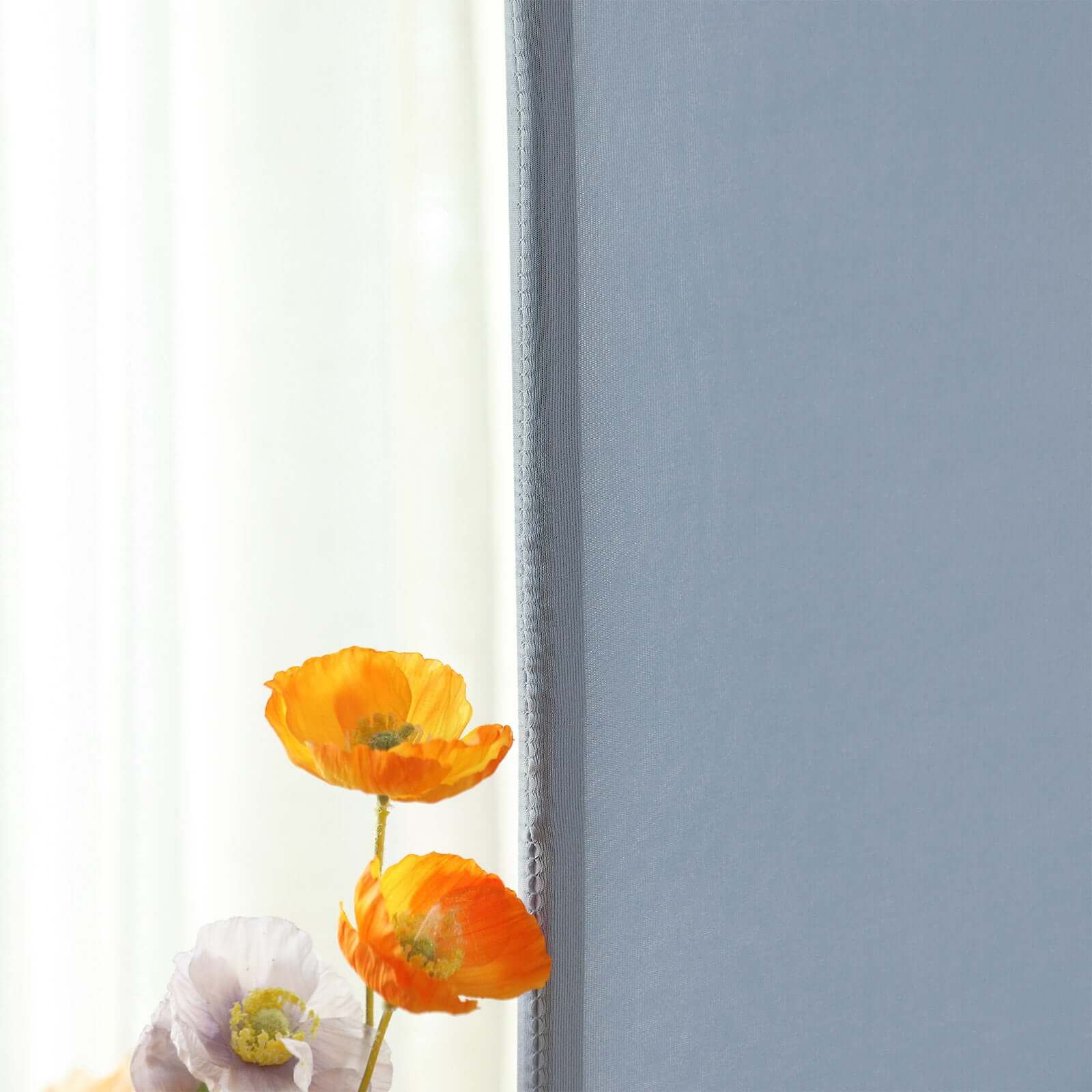 5ft Matte Dusty Blue Spandex Fitted Chiara Backdrop Stand Cover For Round Top Wedding Arch - Bell Racket Store