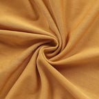5ft Matte Gold Spandex Fitted Chiara Backdrop Stand Cover For Round Top Wedding Arch - Bell Racket Store