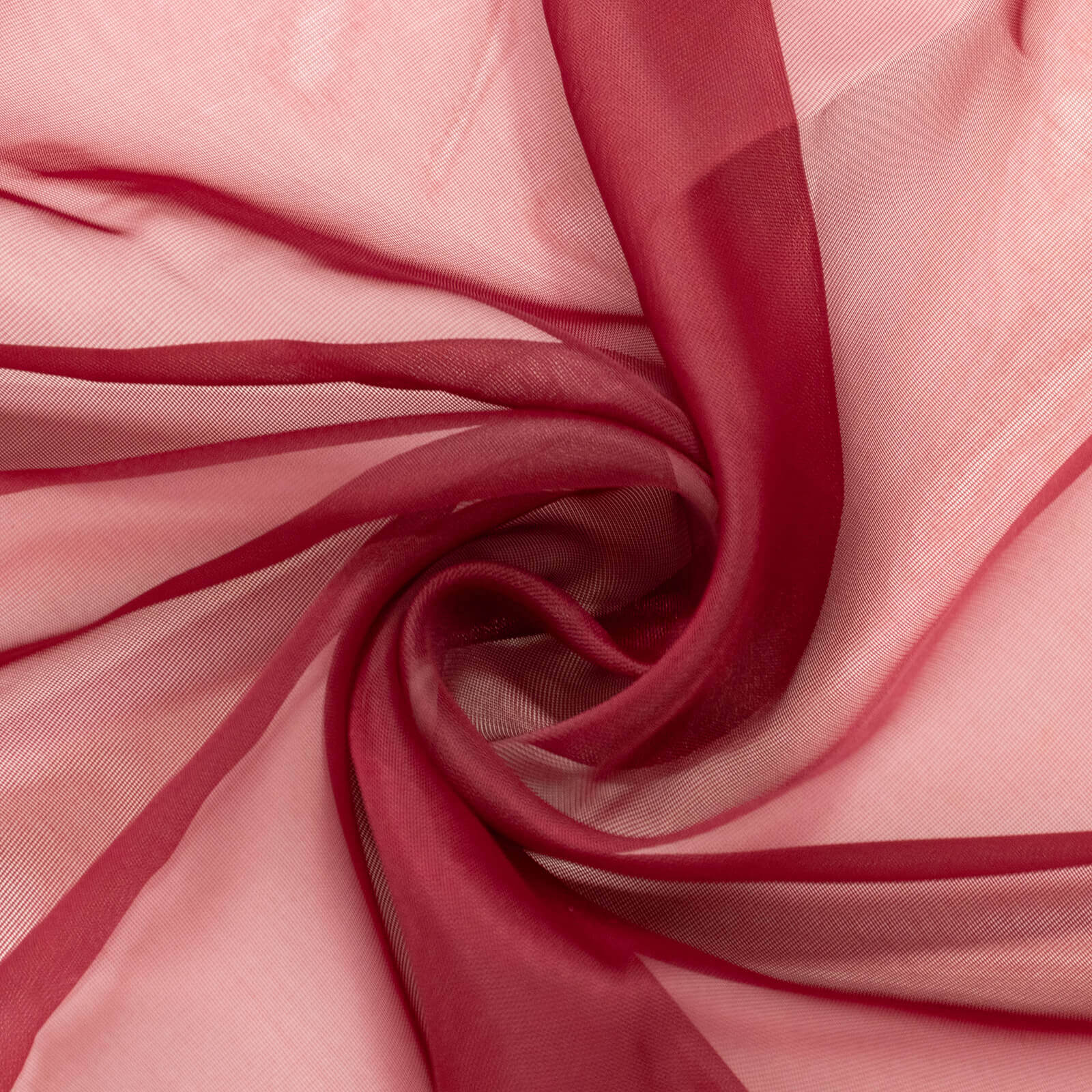 5ftx32ft Burgundy Chiffon Curtain Panel, Durable Flame Resistant Backdrop Ceiling Drapery With Rod Pocket - Bell Racket Store