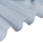 5ftx32ft Dusty Blue Chiffon Curtain Panel, Durable Flame Resistant Backdrop Ceiling Drapery With Rod Pocket - Bell Racket Store