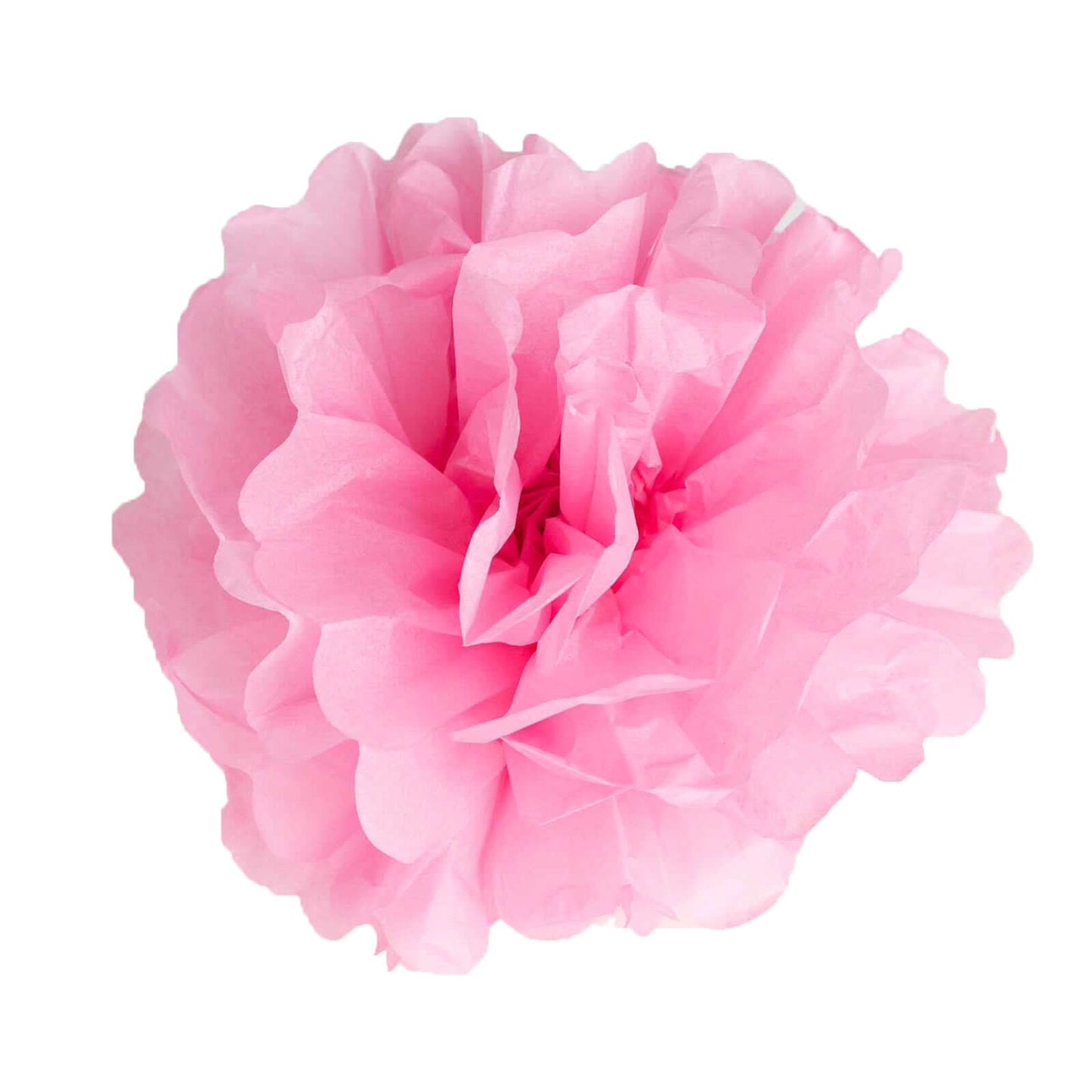 6 Pack 10" Pink Tissue Paper Pom Poms Flower Balls, Ceiling Wall Hanging Decorations - NestOCart