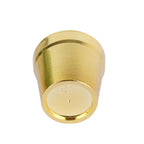 6 Pack 3" Gold Plastic Party Favor Bucket - Containers, Mini Succulent Nursery Planters, Flower Pot Crafts - Bell Racket Store