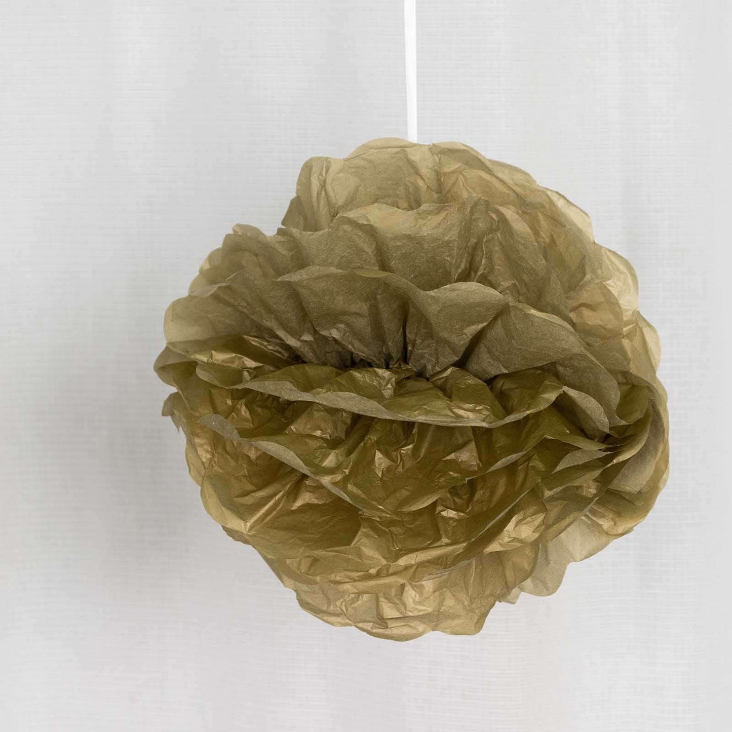 6 Pack 8" Gold Tissue Paper Pom Poms Flower Balls, Ceiling Wall Hanging Decorations - NestOCart