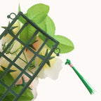 6 Pack Cream Ivory Silk Rose Flower Panel Table Runner, Artificial Floral Arrangements Wedding Table Centerpiece - 20"x8" - Bell Racket Store